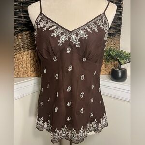 🌹Harolds Vintage Embroidered Sequin Top S